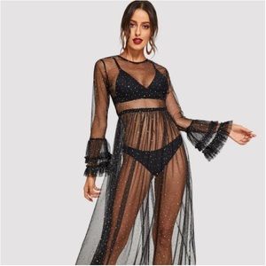 Layered Ruffle Cuff Dress